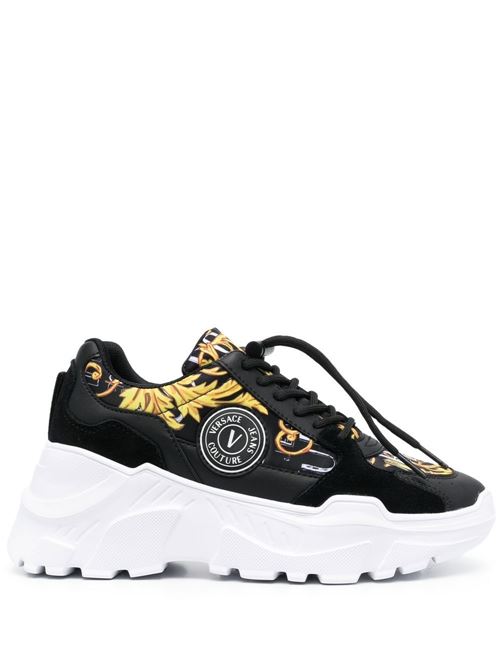 Sneakers speedtrack baroque nera Versace jeans Couture | 74VA3SC7ZP231G89